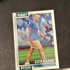 Topps 2023 Series 1 Kevin Negandhi Mariners Royals #FP-4 First Pitch Insert