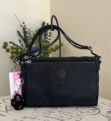 NWT Kipling Mikaela Black Cross Body Bag Small