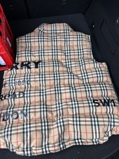 Burberry karierte Weste ärmellos Reißversch...