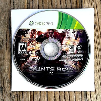 Saints Row IV Xbox 360 2013 Deep Silver Loose Disc Only