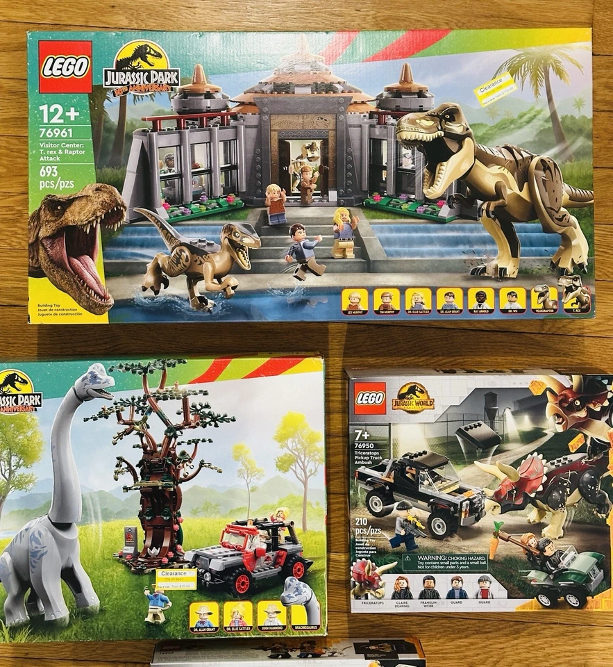 LEGO Parque Jurásico Lote 76961 Centro de Visitantes 76960 Brachiosaurus 76950 76946 NUEVO Foto 2 de 4