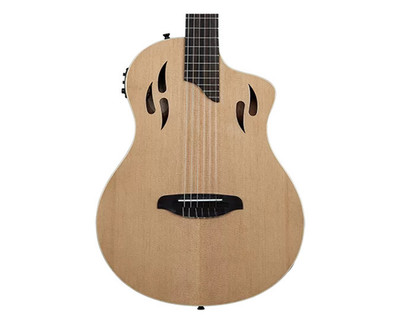 Ortega Guitars RTPSTD-NAT TourPlayer Series Thinline A/E Nylon - Open Box