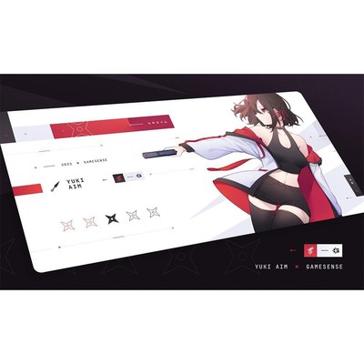 Yuki Aim x Gamesense Radar Gaming Mouse Pad Limited Order Yuki Aim x Gamesense Radar Gaming Mouse Pad Limited Order