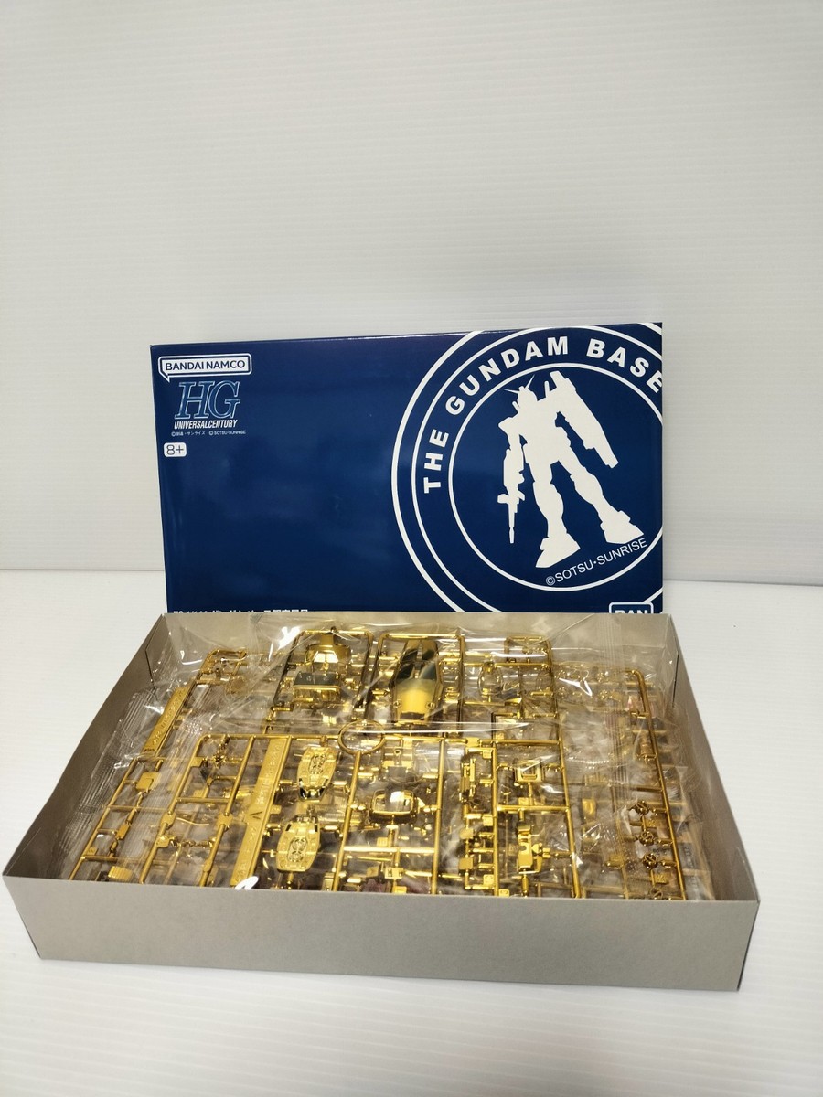 HG THE Gundam Base limited prize RX-78-2 Gundam gold coating model