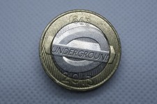 £2 Coin - Two Pound - London Underground Sign Roundel - 1863-2013 