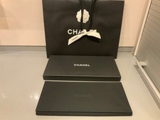 Chanel large jewellery box 38 x 18.5 x 3.5 cm with pouch and carrier