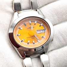 Vintage 1997 SEIKO ALBA AKA V743-5A10 KANJI Quartz Men  s Watch Day-Date New Batt