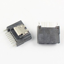 5pcs SATA 7 pin DIP female straight adapter connector for hard drive HDD vv