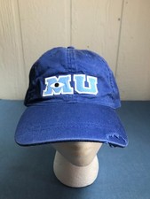 Disney Parks Monsters University Hat MU Monsters Inc Cap Blue Adult Adjustable