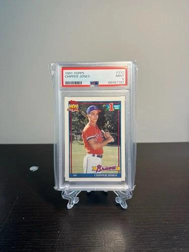 1991 Topps Chipper Jones #333 PSA 9