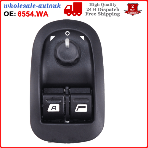 Interruptor de ventana eléctrica - Interruptor de ventana eléctrica Control de botón de espejo para Peuge - Imagen 6 de 7