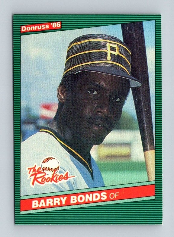 80363 1986 Donruss Rookies #11 Barry Bonds RC BK$30