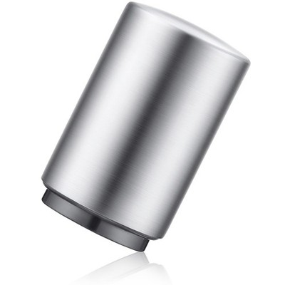 Premium Beer Bottle Opener (Silver), 1 PC Stainless Steel Automatic Push Down No