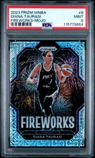 2023 Panini Prizm WNBA - Fireworks MOJO /25 - Diana Taurasi #8 - MOJO /25 - PSA
