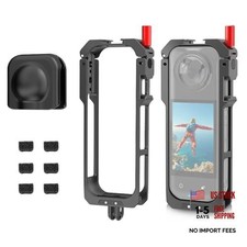 Aluminum Alloy Frame Protective Metal Cage for Insta360 X5.