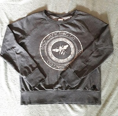 Bench Sweatshirt Größe L Grau Aufdruck guter getragener Zustand