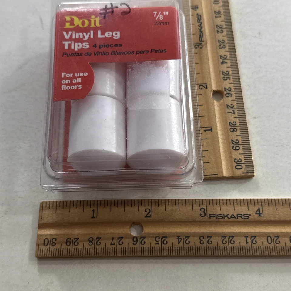 Paquete de 4 taburetes de silla de colección para muebles de vinilo de punta alta de 22 mm Do it de 7/8 pulgadas Foto 3 de 4