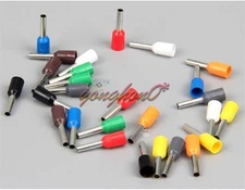 NEW 1000PCS 20AWG Insulated Wire Ferrules Red Dual Wire Cord Terminal TE7508 *hg