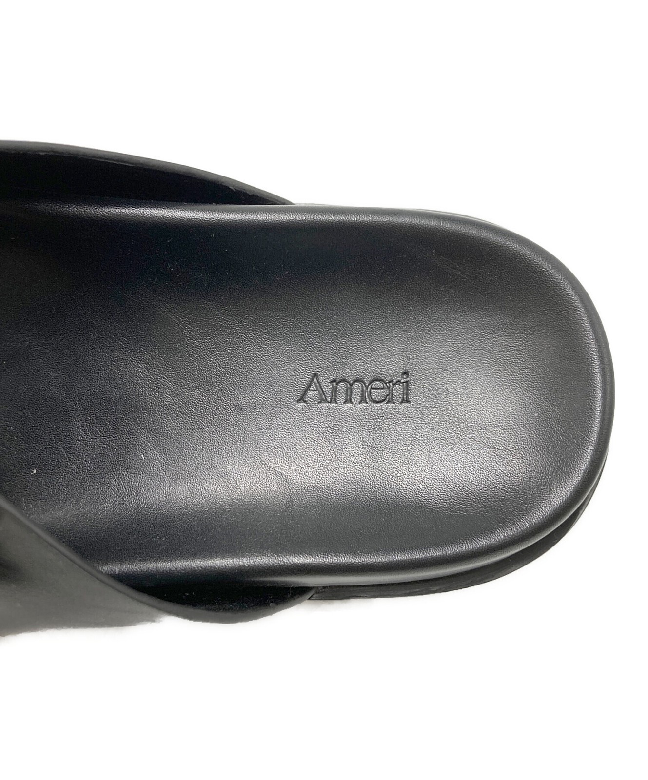 Ameri MEDI WESTERN BUCKLE SANDALS/ Black/ Size L - image 5