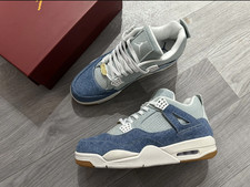 Size US 7 - 12 Men's Jordan 4 Denim 'Worn Blue' 2025