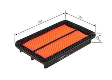 BOSCH Luftfilter 1 457 433 072 für FORD USA MAZDA