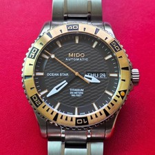MIDO  OCEAN STAR  TITANIUM  DAY DATE  AUTOMAT...