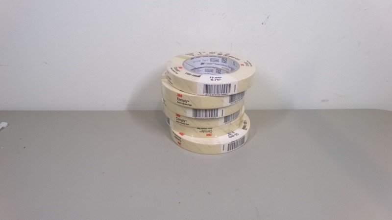 Six Rolls 3M Comply~Steam Indicator Tape~0.47 Inch X 60 Yard 1322-12MM