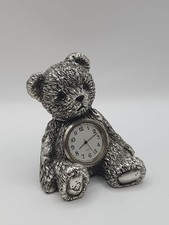 Vintage Sammlerst&uuml;ck Miniatur Uhr B&auml;r Neuheit Uhr