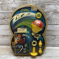 ZIPZ Stunt Tops 1999 Trick Toy Spins 3 Minutes New Sealed Zillions of Tricks Vtg