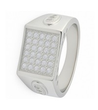 925 Sterling Silver Mens Finger Ring For Wedding,Engagement and Celebration