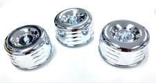 4-58 Chrome Louvered Air Cleaners Tri-power Intake 1bbl 2bbl Fits Fordchevy 4-58 Chrome Louvered Air Cleaners Tri-power Intake 1bbl 2bbl Fits Fordchevy