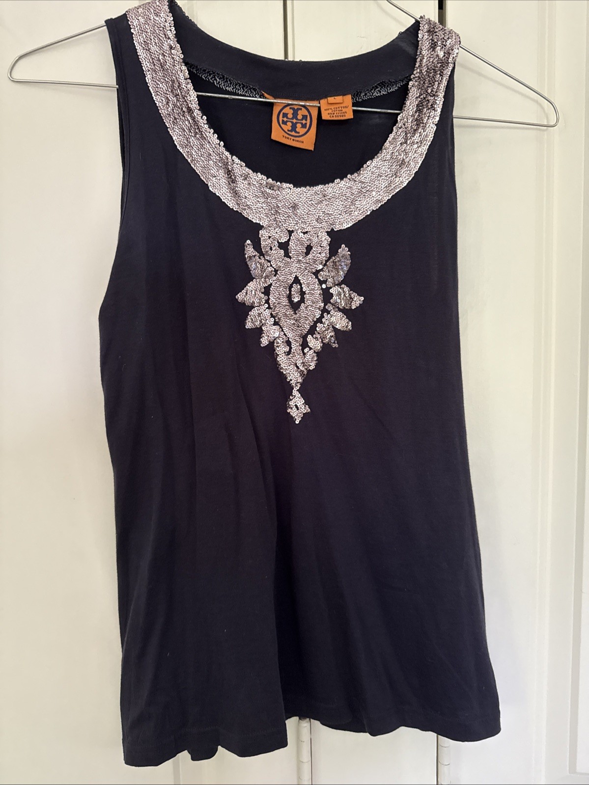 Tory Burch Top Large Sequin - image 1