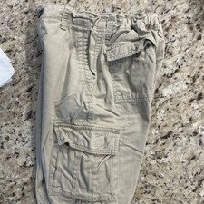 Arizona boys Khaki cargo shorts 16H with adjustable waist cargo outdoors