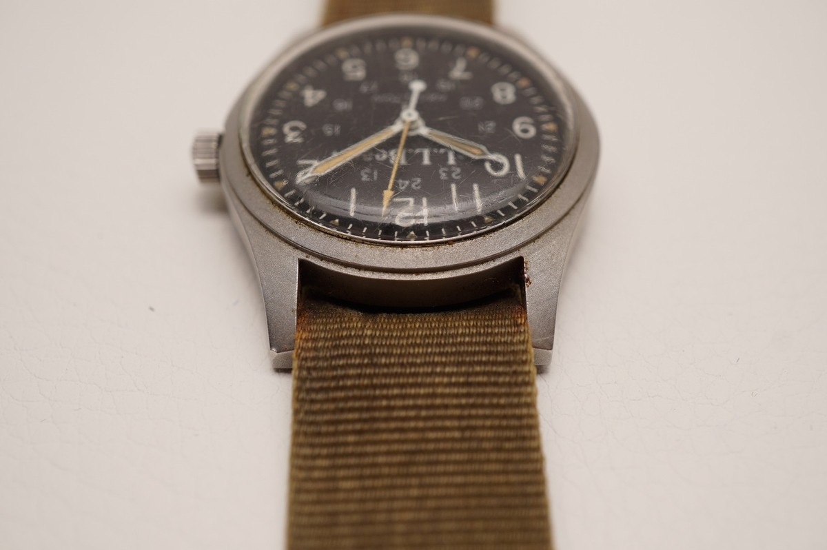 Vintage Hamilton Khaki L.L.Bean 9219 33mm Manual-Wind Field Watch