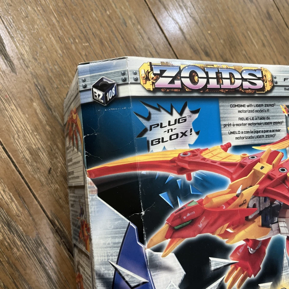 Hasbro Zoids Liger Zero 1/72 Fire Phoenix Nuevo de Lote Antiguo Juguete BZ 108 Foto 3 de 4