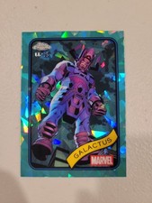 2025 Topps Chrome Marvel Comics Sapphire Aqua #150 Galactus 66/75