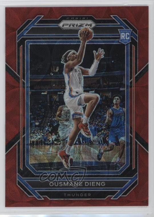 2022-23 Panini Prizm Choice Red Prizm 67/88 Ousmane Dieng #224 Rookie RC 06gz