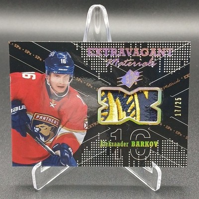 2016-17 SPx Extravagant Materials PATCH Aleksander Barkov /25 SP #EX-AB Panthers