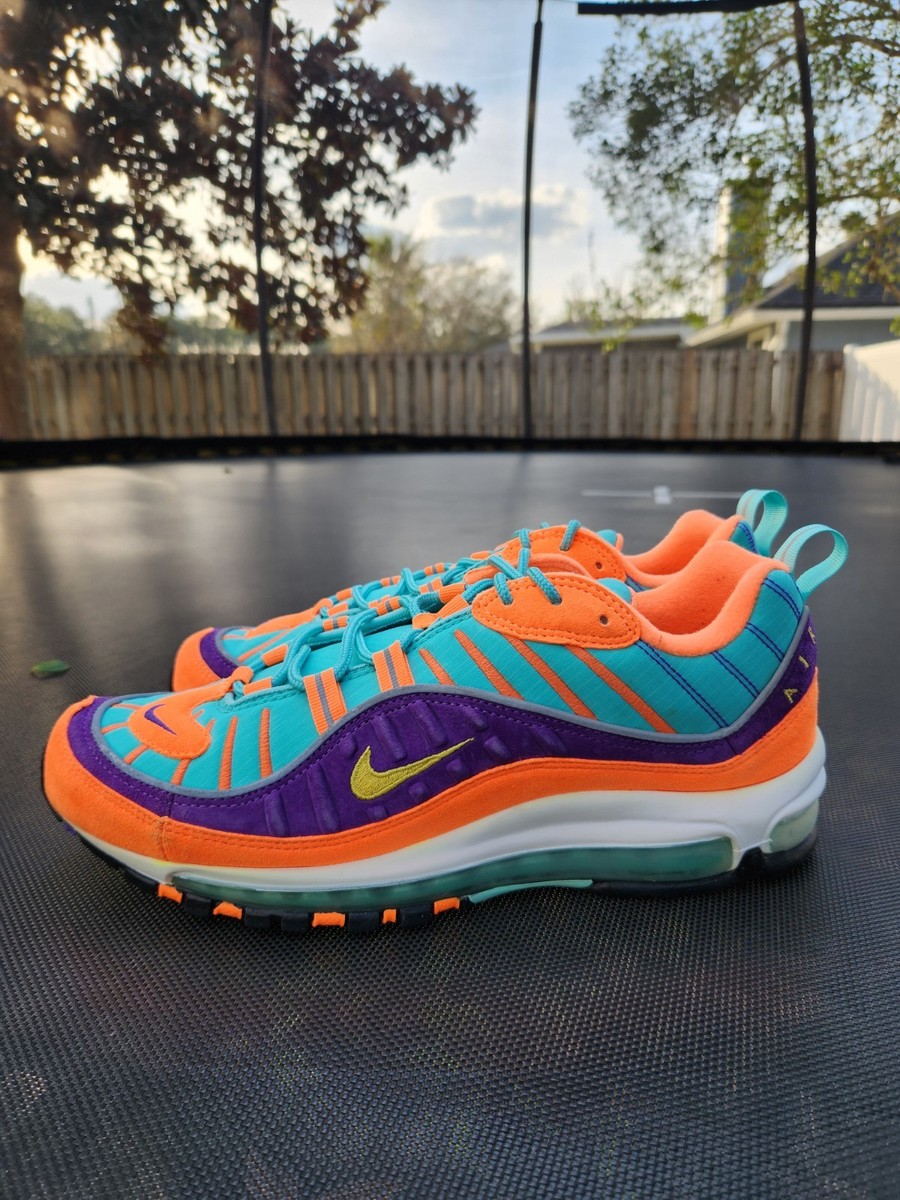 スニーカー Nike Air Max 98 QS CONE Size 10 - Nike Air Max 98 QS Cone 884802356233| eBay