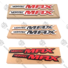 NEW (Pairs) Vortec MAX High Output Emblems Badges Decals For Silverado Sierra