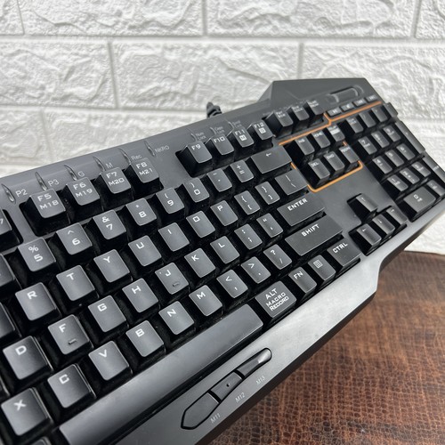 ASUS STRIX TACTIC PRO MECHANICAL FULL SIZE USB GAMING KEYBOARD Gaming PC As New - Picture 9 of 16