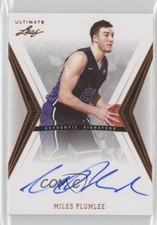 2012 Leaf Ultimate Base Auto Miles Plumlee #BA-MP1 Auto 8d2