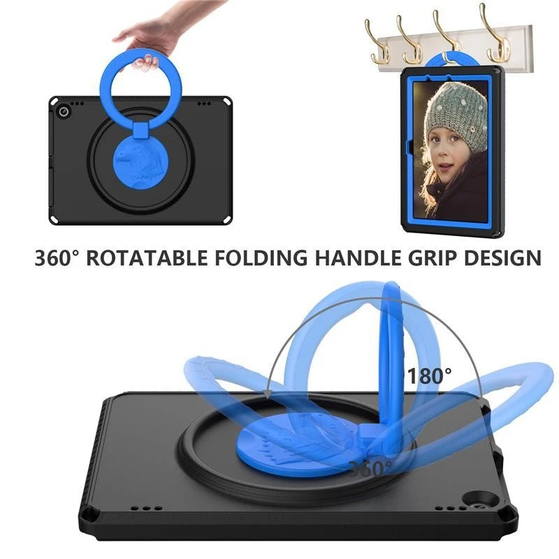 Heavy Duty Shockproof Kids Case Stand For Amazon Fire HD 10 HD10 Plus 11th 2021 - Image 3 of 4