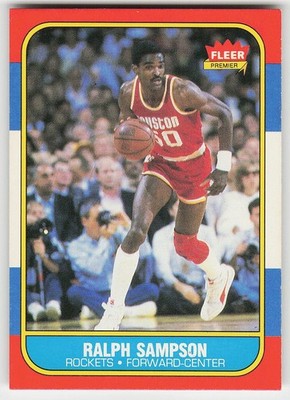 1986-87 Fleer #97 Ralph Sampson BASKETBALL Houston Rockets