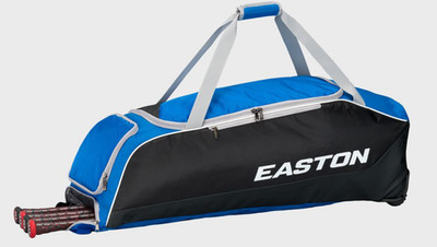 Easton Octane Wheeled Baseball Bat Bag Royal Large Equipment Roller