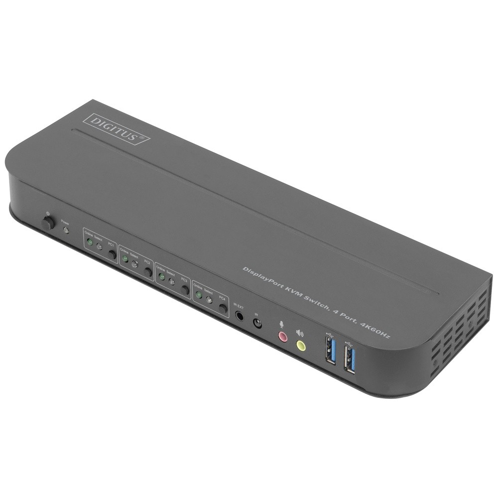 Digitus DS-12890 - 4-портовый KVM-удлинитель DisplayPort HDMI Maus Tastatur 3840 x 31490₽