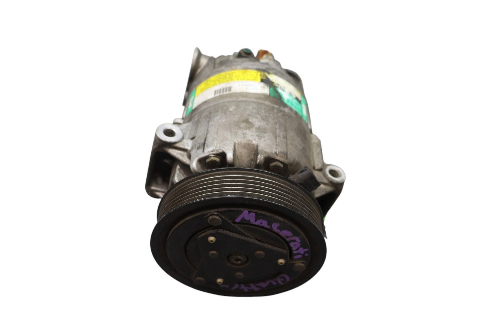 04-19 Maserati Quattroporte M139 A/C Air Conditioning Compressor 01141206 OEM