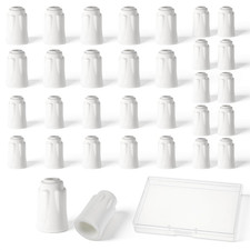 30 PCS Ceramic Wire Nuts, White High Temp Ceramic Wire Connectors, 18-8, 22-10,
