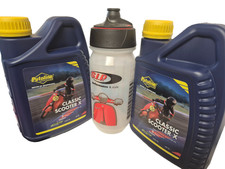 SIP Measuring Bottle + 2x Putoline Classic Scooter X 2 Stroke Oil Fully Syntheti