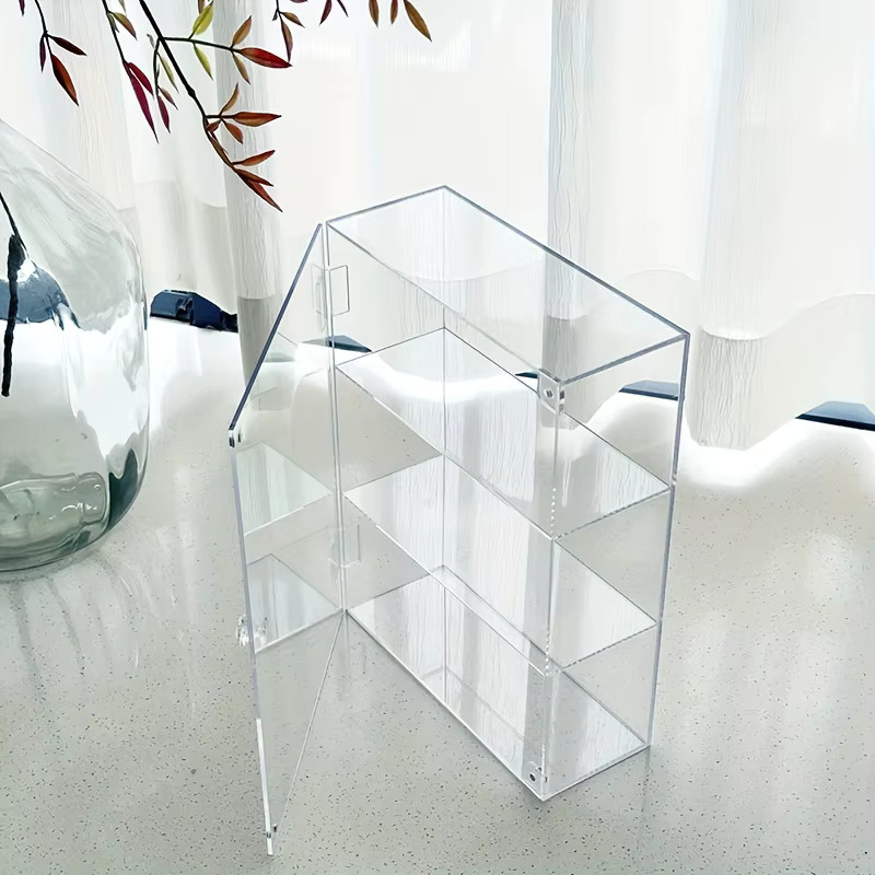 Vitrine acrylique transparente avec porte pour sublimer vos figurines de collection